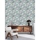 White Wallpaper with Leaves - Bed Bath & Beyond - 35646638