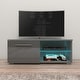preview thumbnail 3 of 26, Moon Matte Gloss TV Stand with 16 Color LED Lights
