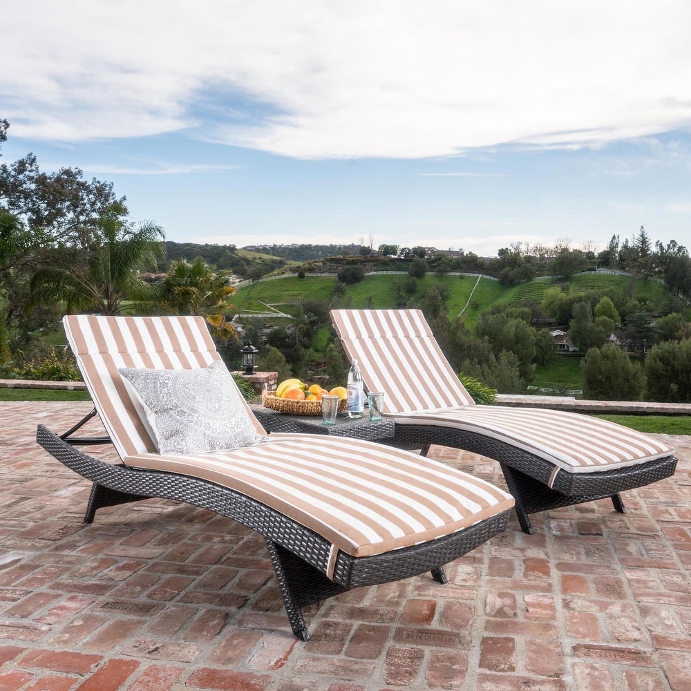 Vilano 3-piece Outdoor Cushioned Lounge Set by Havenside Home