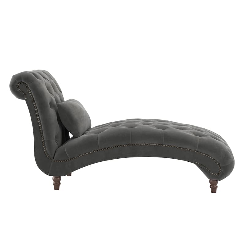 Knightsbridge Tufted Oversized Chaise Lounge by iNSPIRE Q Artisan