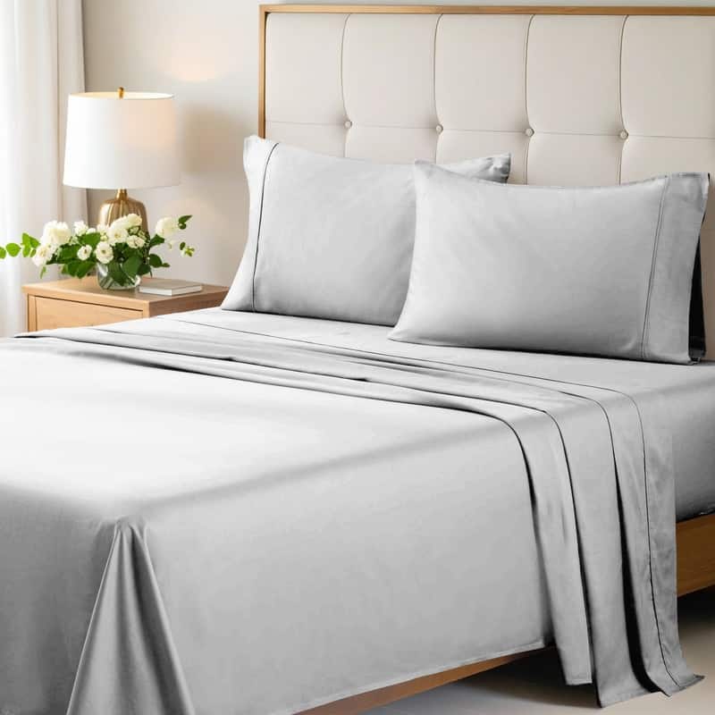 Superior Egyptian Cotton 700 Thread Count Eco-Friendly Solid Sheet Set