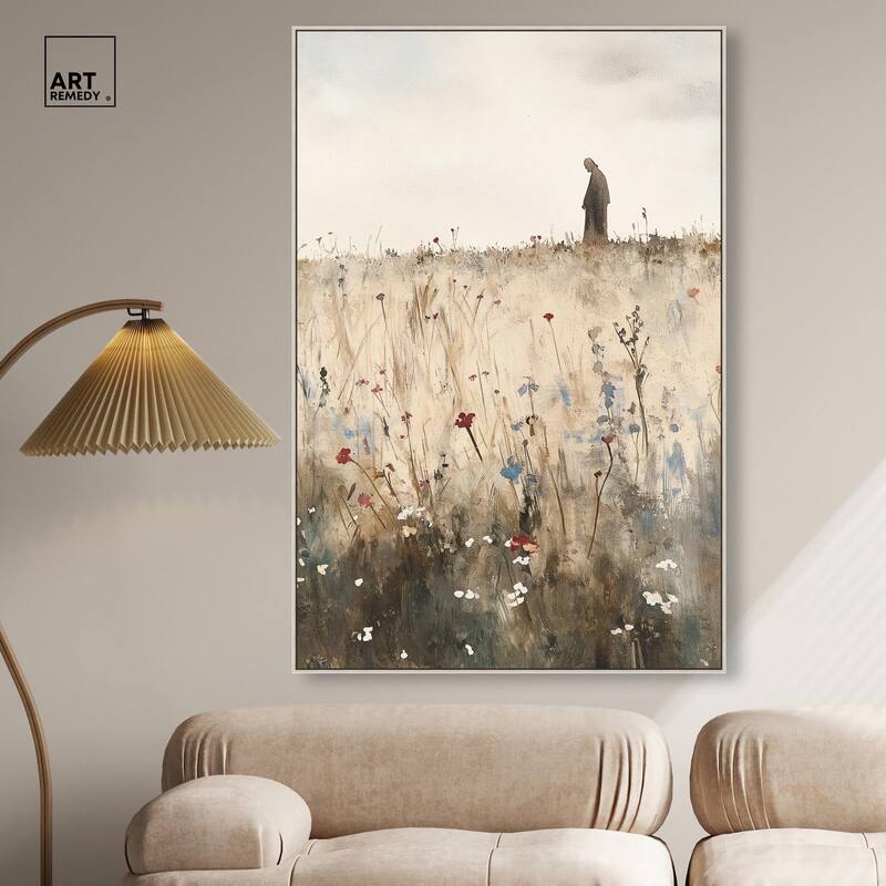 Ambling Monk Canvas by Art Remedy