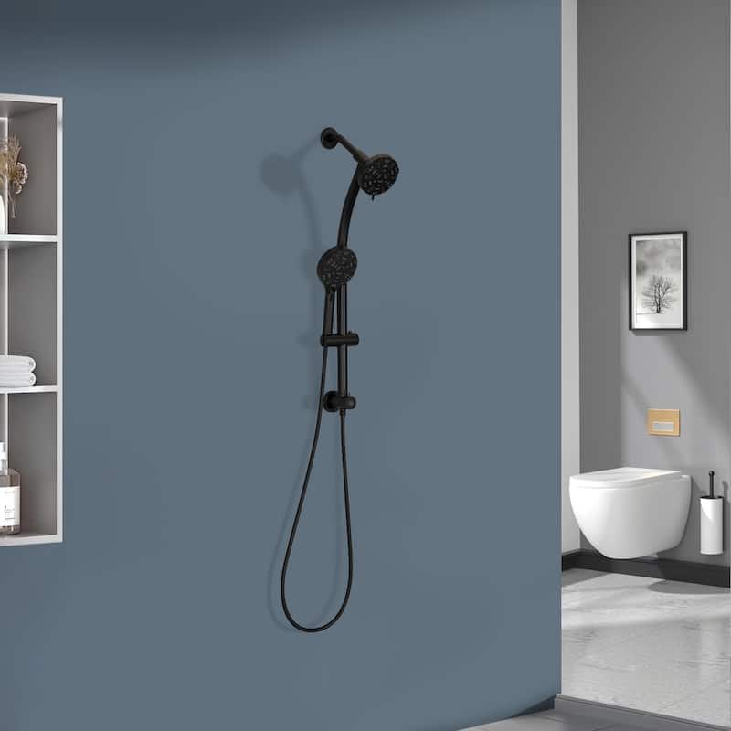 Topcraft Wall Mount Multi-Functional Dual Head Showerhead
