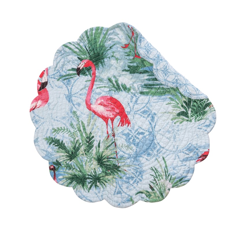 Paradise Coast Round Placemats Set of 6, 17"