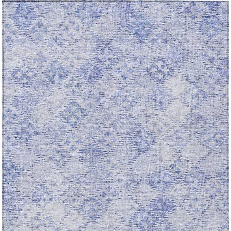 HomeRoots Geometric Transitional Rectangle Outdoor Rug