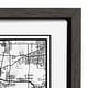 preview thumbnail 4 of 5, Kate and Laurel Sylvie Houston Modern Map Framed Canvas by Jake Goossen