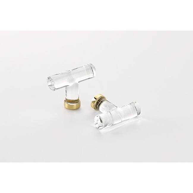 Emtek Stylish Crystal T-Knob