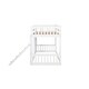 preview thumbnail 14 of 38, Floor Bunk Bed with Climbing Ramp,Ladder and Safety Guardrail,Twin Over Twin for Bedroom