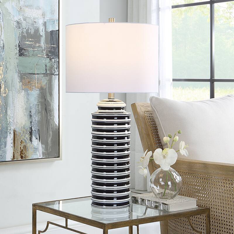 Ceramic Table Lamp - 14"D x 14"W x 28.5"H