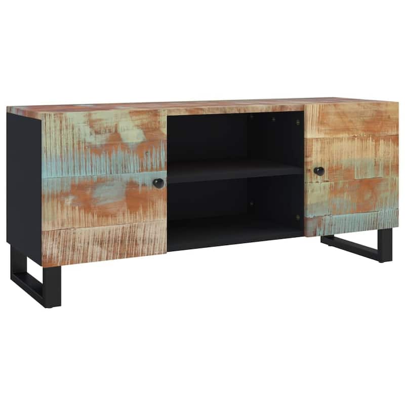 vidaXL TV Stand 41.3"x13"x18.1" Solid Wood Mango