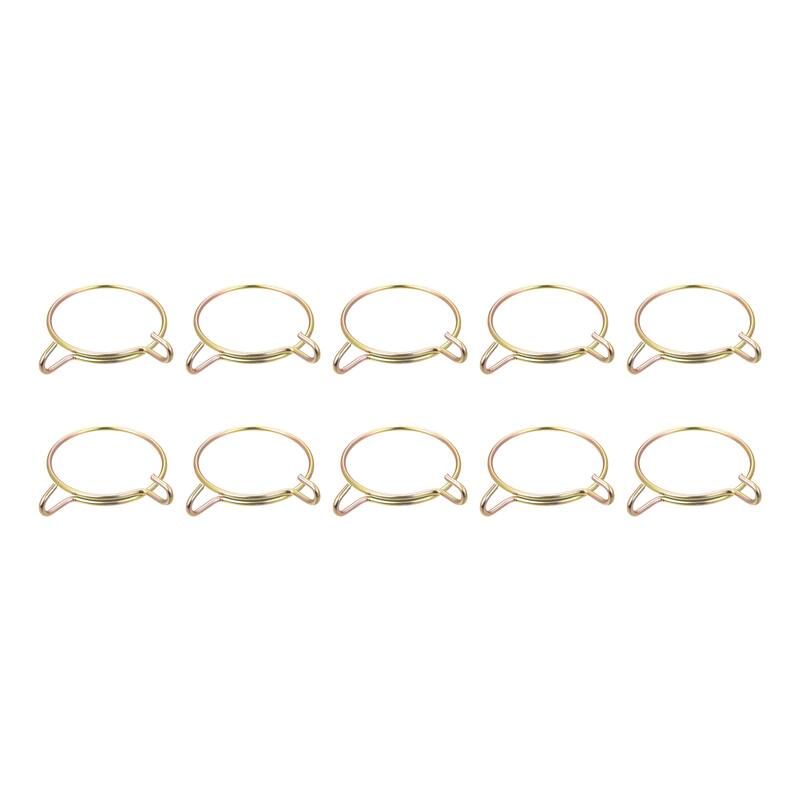 Fuel Line Hose Clips 65Mn Steel Pipe Air Tubing Spring Clamps for Motorcycle - 55mm