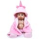 preview thumbnail 2 of 3, Lissi: 12" Baby Doll Gia W/ Unicorn Hood in Pink, Kids Ages 2+