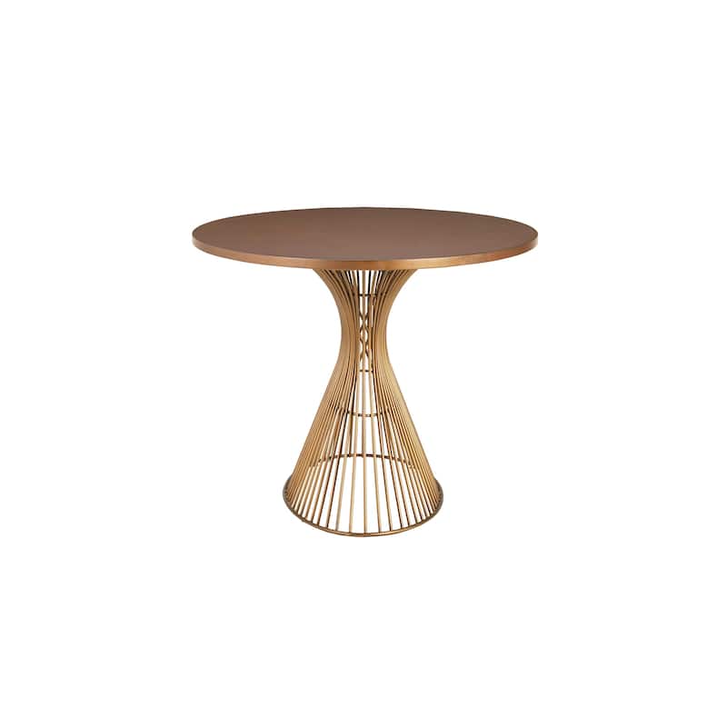 INK+IVY Mercer Bronze Oval Dining Table