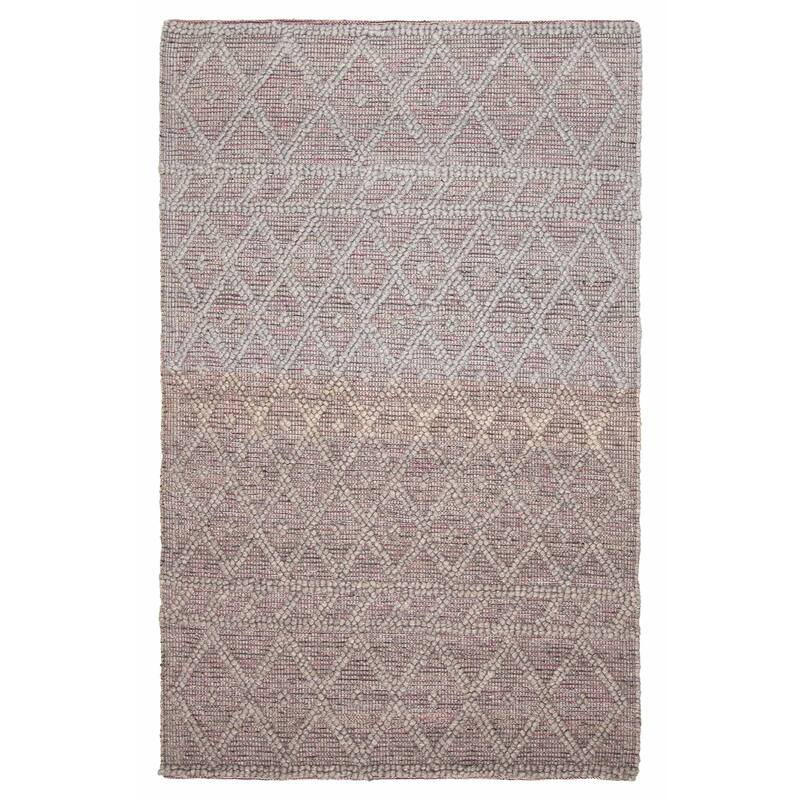 ECARPETGALLERY Braid weave Sienna Grey Wool Rug - 5'2 x 8'0 - Grey - 5'2 x 8'0