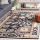 preview thumbnail 2 of 26, SAFAVIEH Handmade Aspen Jonette Boho Tribal Wool Rug 3' x 5' - Black/Ivory - Rectangle