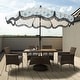 preview thumbnail 2 of 6, Teamson Home - 5-piece Brown Rattan Patio Dining Set