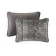preview thumbnail 38 of 38, Madison Park Venetian 6 Piece Jacquard Quilt Set with Throw Pillows