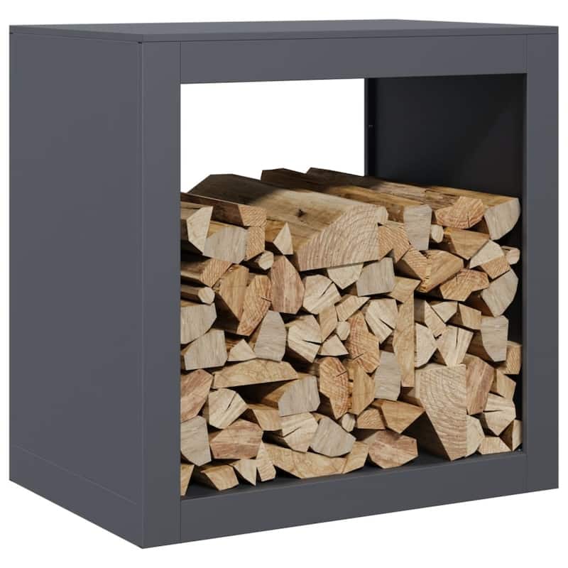 vidaXL Firewood Rack Steel
