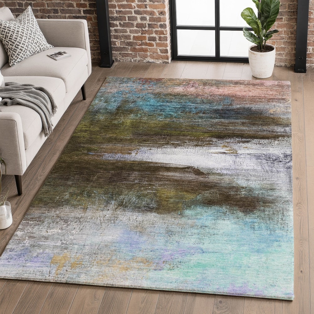 Premium Washable Super Soft Modern Abstract Mayfield Rug