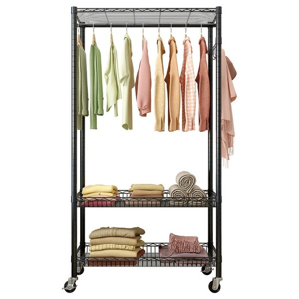 Wire Garment Rack Heavy Duty Clothes Rack Garment Rack