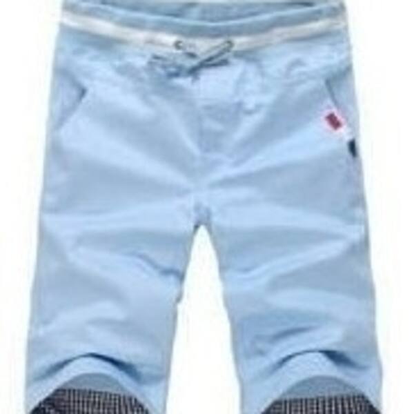 Shop Fashion Cotton Trousers Solid Beach Shorts Men S Top Quality