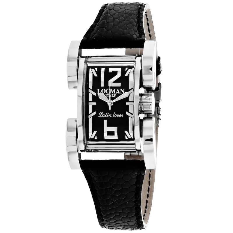 Locman Men's Latin Lover Black Dial Watch - 502BK/BK - One Size