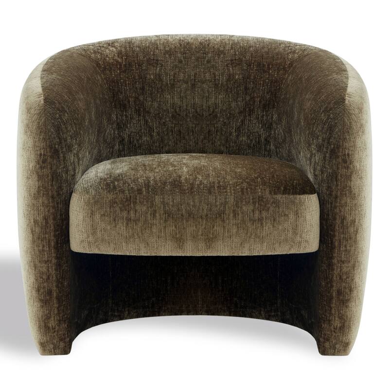 SAFAVIEH Couture Sangita Barrel Back Accent Chair - 35" W x 31" D x 30" H - 35"W x 31"D x 30"H