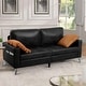 preview thumbnail 44 of 42, AECOJOY 79" Faux Leather Couch for Living Room, Loveseat Small Sofa, Indoor Modern Sofa for Apartment Office