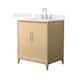 Option White Oak / White Quartz Top / Brushed Nickel