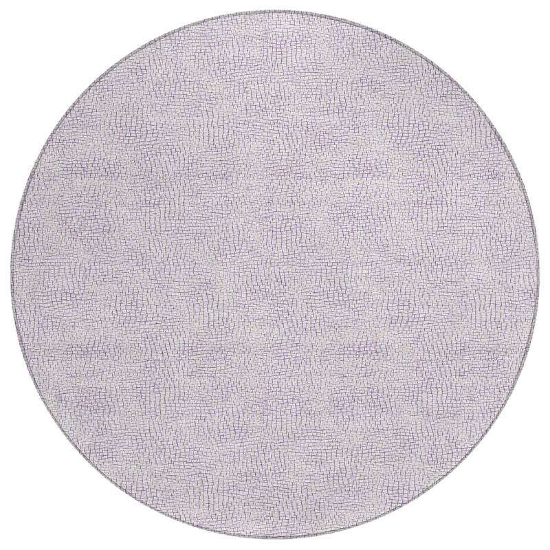 Machine Washable Indoor/ Outdoor Solid Causal Chantille Rug