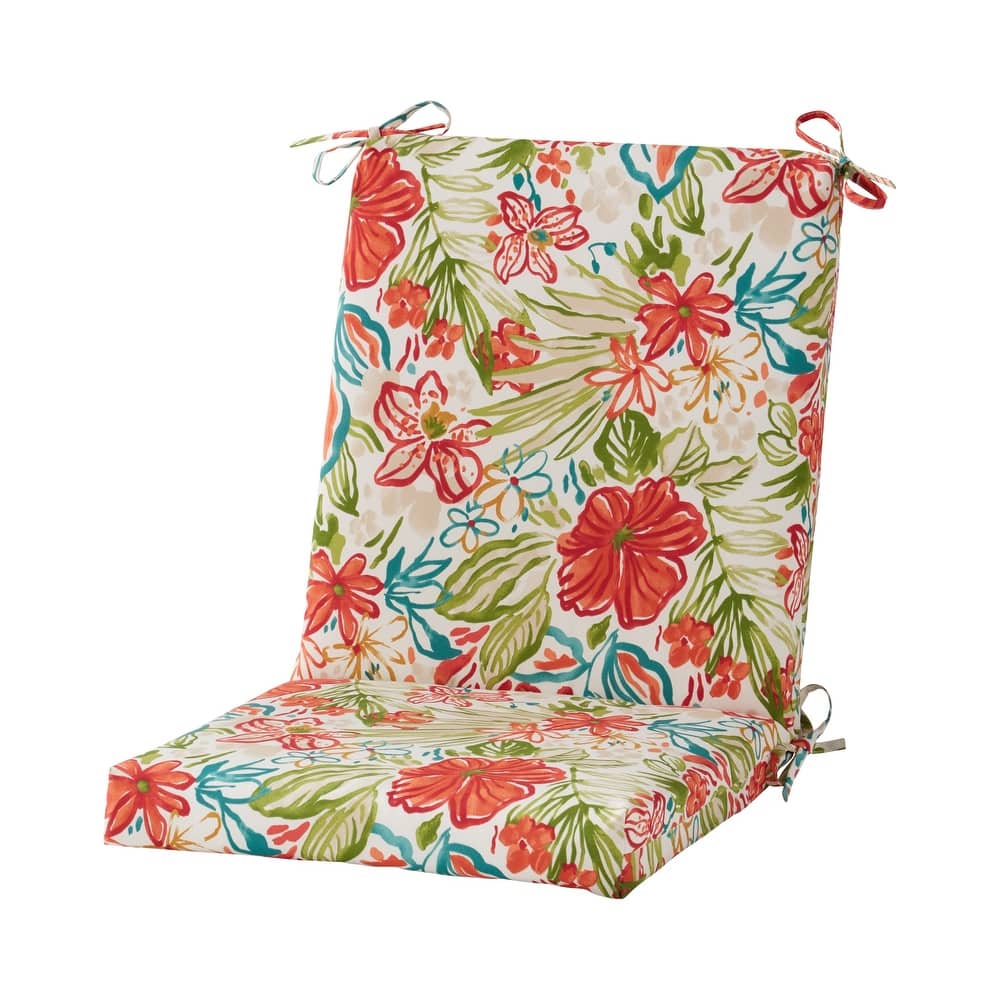 Greendale Home Fashions Outdoor High Back Chair Pad