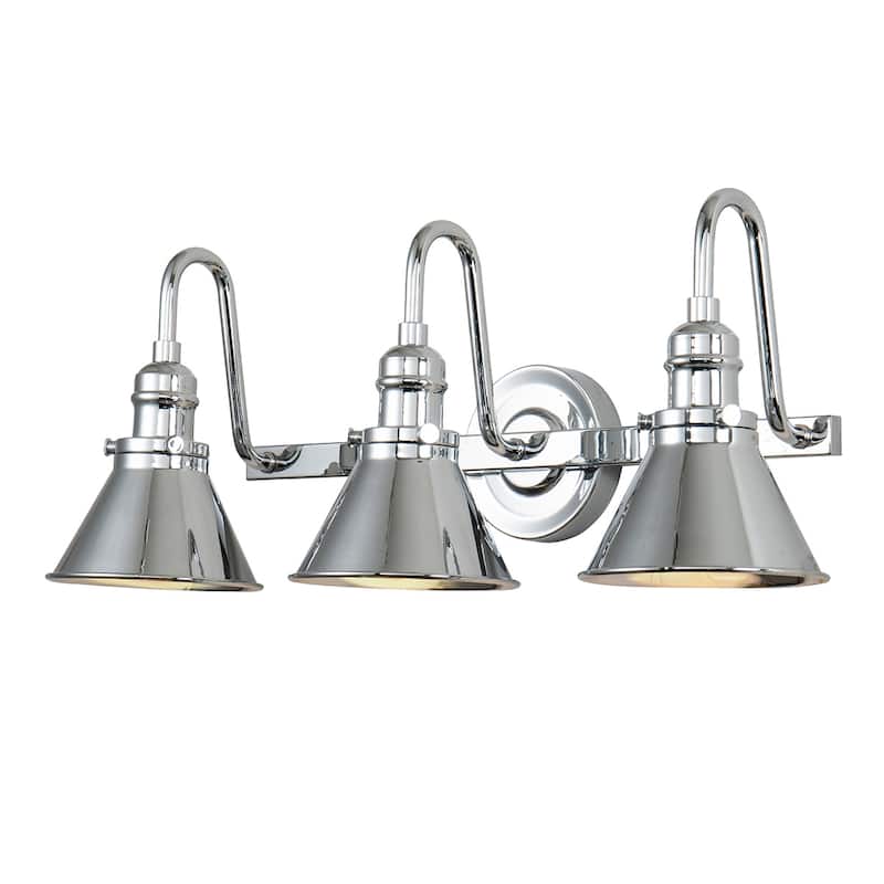 3 Light Retro Bath Vanity Light