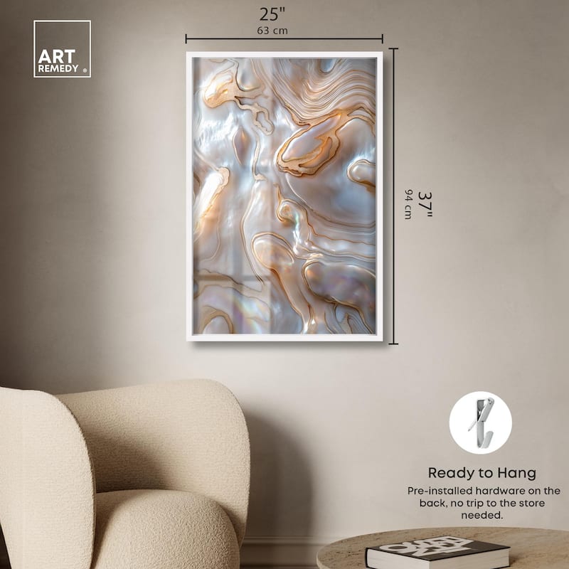Fluid Preciousness I Shadowbox by Art Remedy