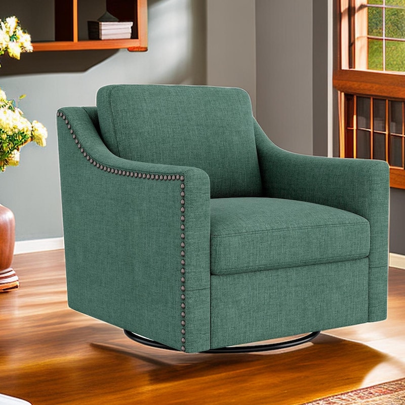 Swivel Accent Chairs for Living Room, 360 Degree Arm Chairs for Bedroom Living Room Chair Bedroom Chair