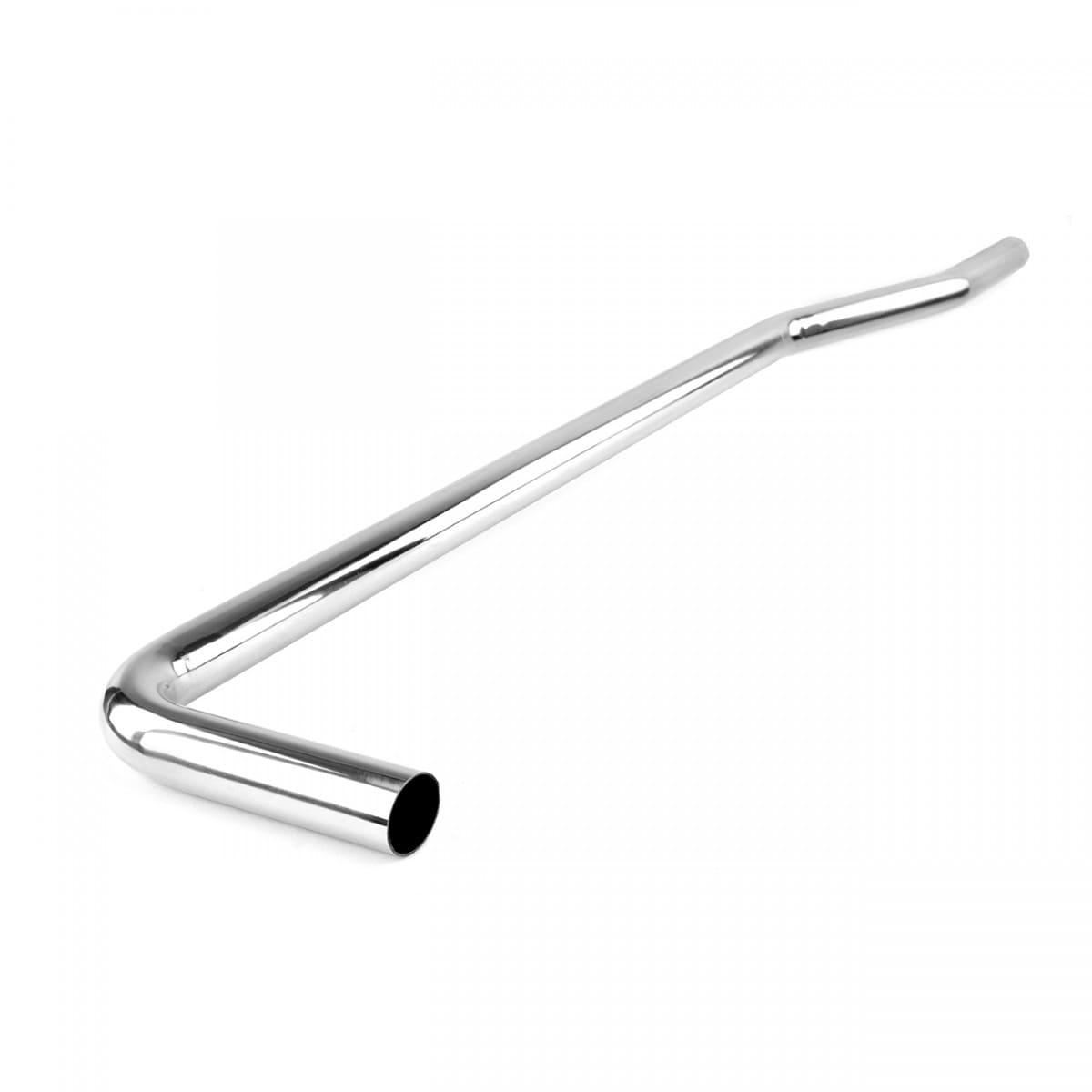 Chrome Plated Stainless Steel L Flush Pipe For High Tank