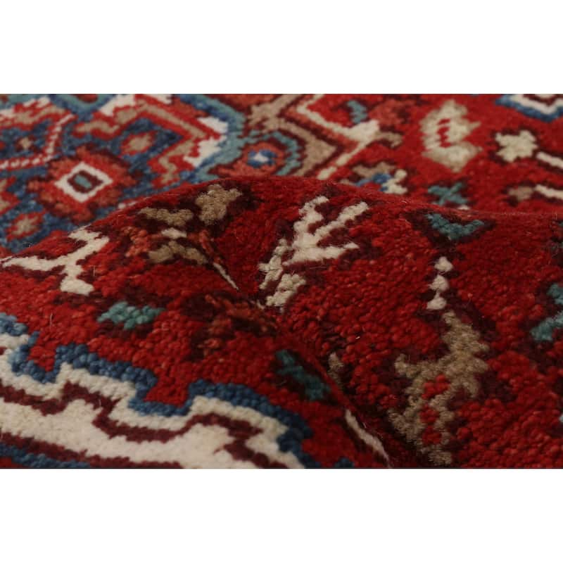 ECARPETGALLERY Hand-knotted Serapi Heritage Red Wool Rug - 2'6 x 19'9