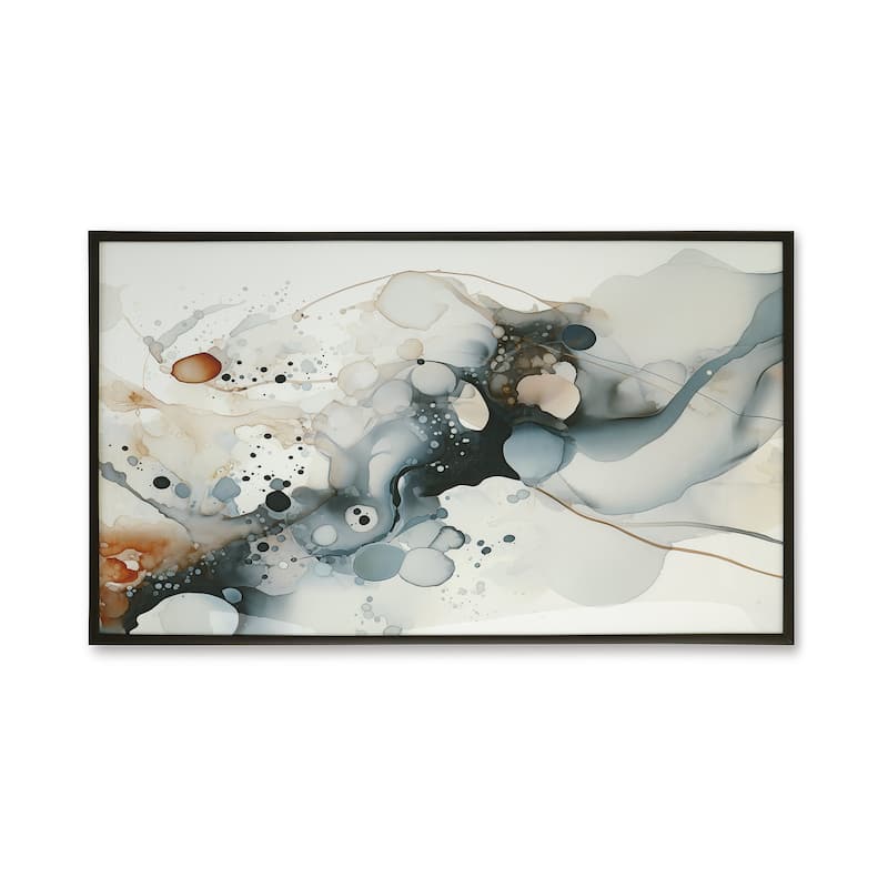 Signature Design by Ashley Foxenburg White/Blue Wall Art