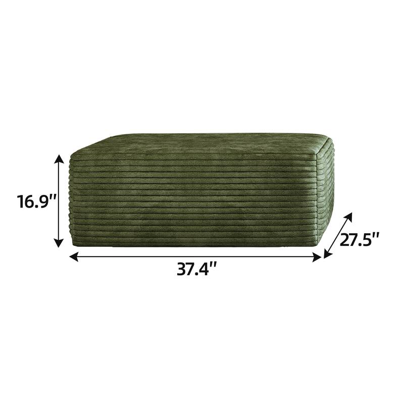 ottoman green for Living Room