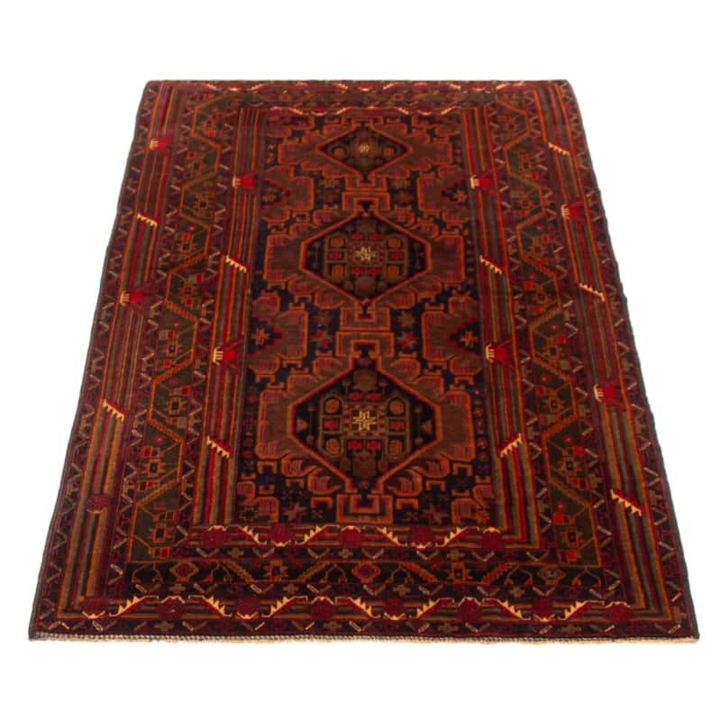 Teimani Brown Rug 4'3" x 7'3" - 4'3 x 7'3
