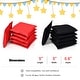 preview thumbnail 7 of 10, Costway Weather Resistant Cornhole Bags Black Red Set of 12 Beanbag - See Details