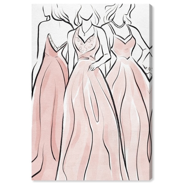 Wynwood Studio Canvas Fashion and Glam Dresses For All White and Pastel