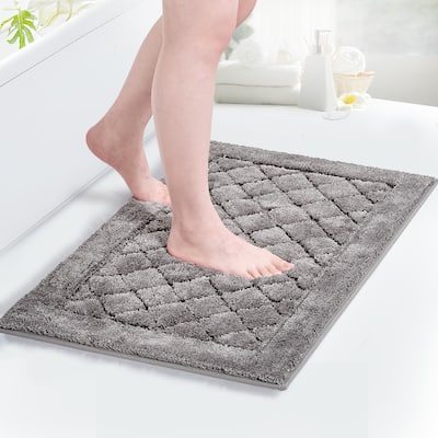 Deconovo Bathroom Rugs, Non Slip Absorbent Shower Bathroom Mat (1 PC)