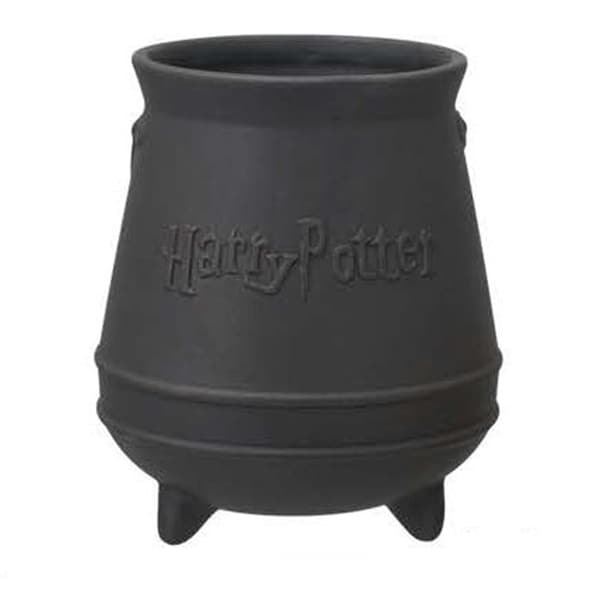 Harry Potter Black Cauldron Ceramic Soup Mug with Spoon by Monogram Decorative