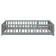 preview thumbnail 33 of 31, Twin Size Pine Wood Floor Platform Bed with Built-in Book Storage Rack, Door