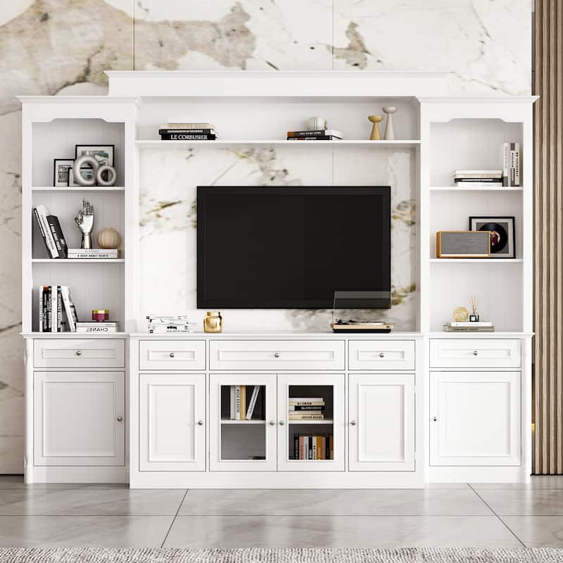 Entertainment Wall Unit /Bridge Multifunctional TV Stand Console Table