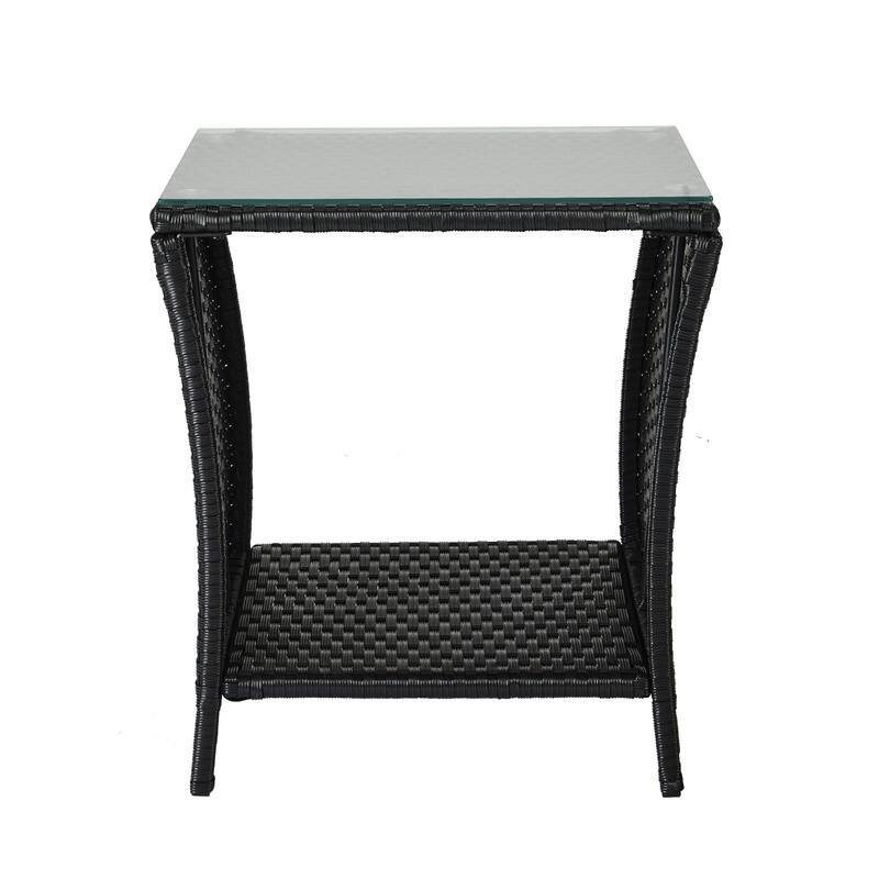 Patio Rattan Side Table