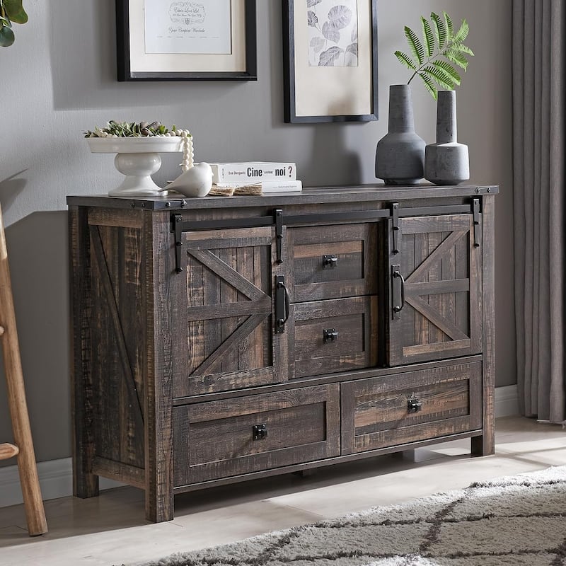 Farmhouse Dresser, Chest of Drawer, Dresser TV Stand, Storage Dresser