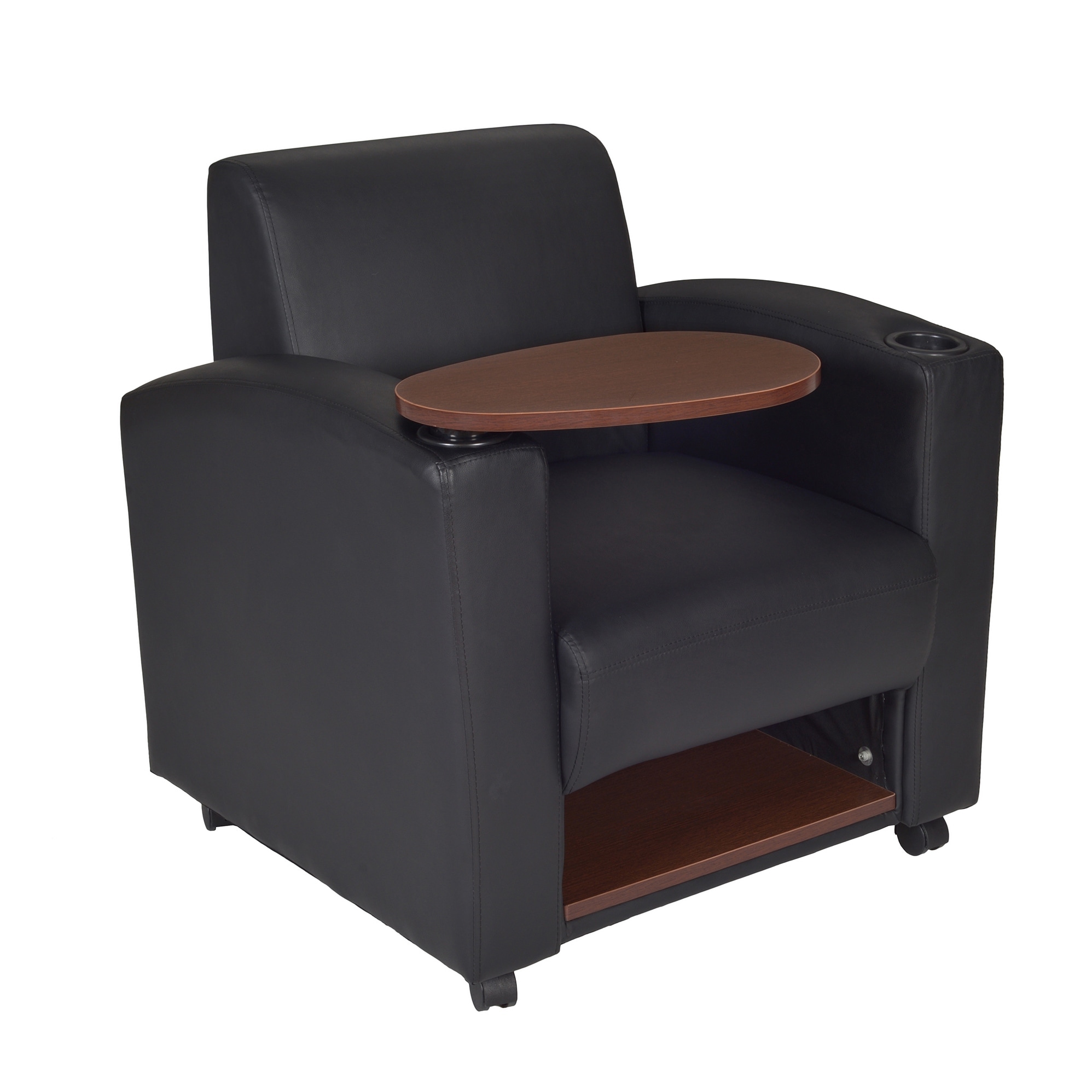 Sonic Tablet Arm Chair Black Java Overstock 31512709 Sonic Tablet Arm Chair Black Java Overstock 31512709
