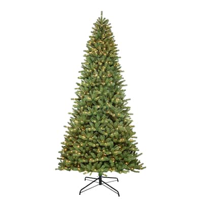 Puleo International Pre-Lit 12' Berkshire Fir Artificial Christmas Tree