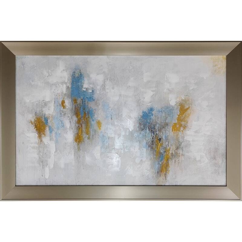 Gracie Mills Louise Tranquil Sorbet Sky Gel Coat Canvas